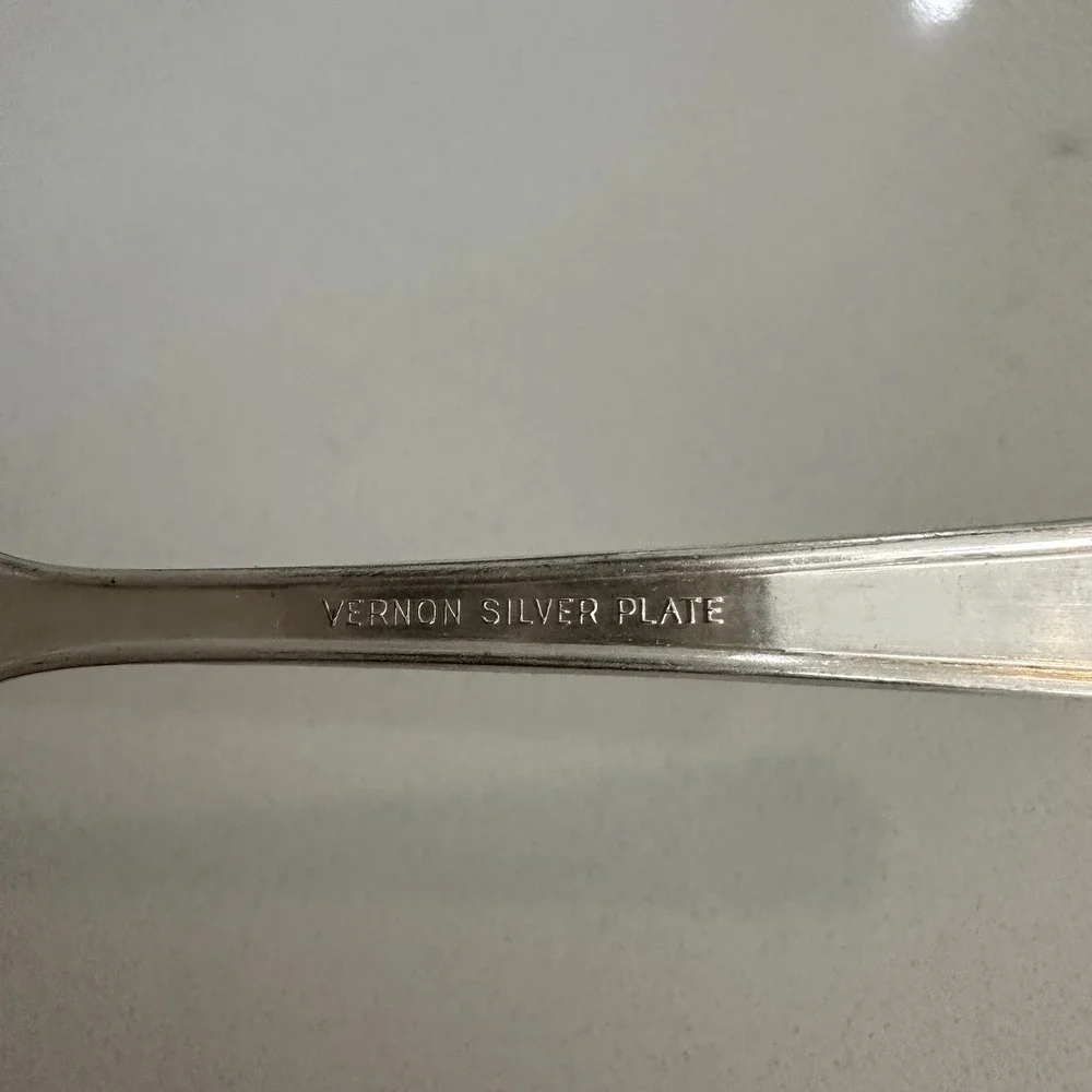 Misc‎ Silverplate Baby Fork & Butter Knife National Silver Plate Vernon Silver P
